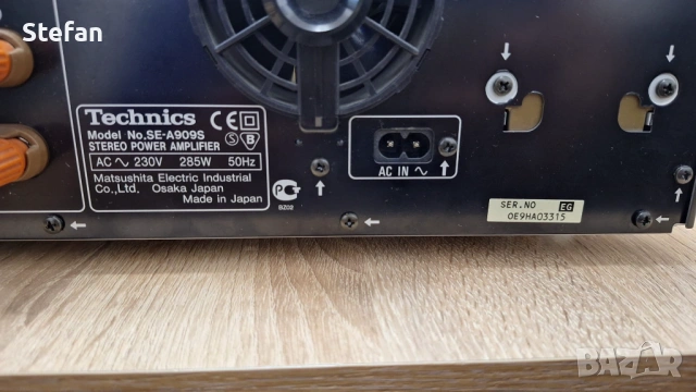 Technics SE-A909S, снимка 4 - Ресийвъри, усилватели, смесителни пултове - 53786090