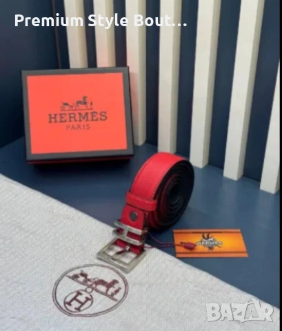 Колани Hermes от естествена кожа , снимка 2 - Колани - 53935515