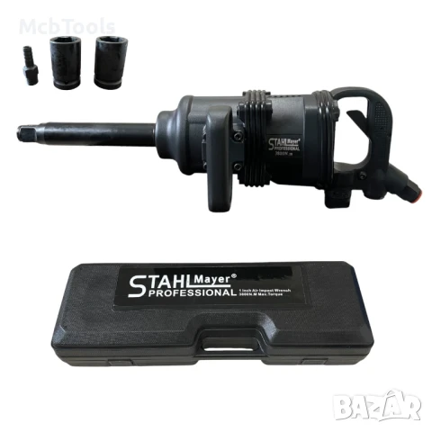Пневматичен ударен гайковерт 1″ 3800Nm STAHLMAYER, снимка 2 - Други инструменти - 50998896