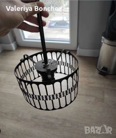 Черен желязен полюлей, снимка 6 - Полилеи - 53246243