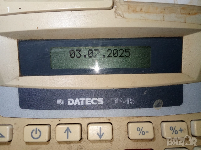Стар касов апарат Datecs, снимка 7 - Друга електроника - 51882533