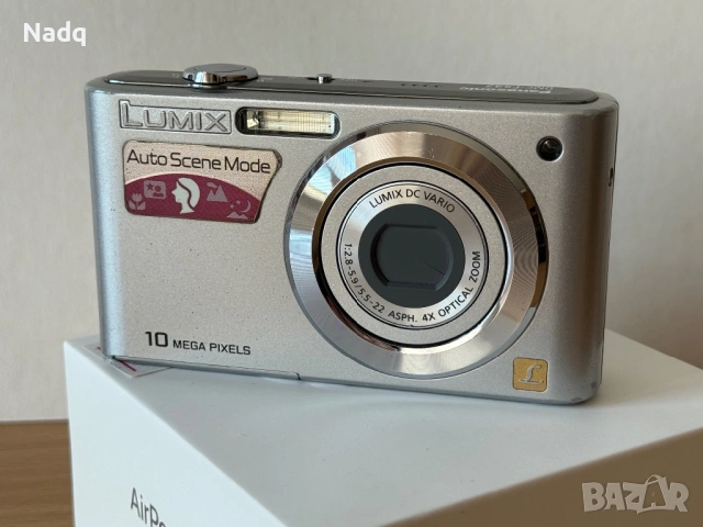 Panasonic Lumix DMC-FS42 (10 MP) + зарядно, кабел, SD карта и калъф , снимка 2 - Фотоапарати - 53047058