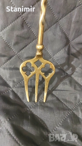 Бронзови ръжени за камина , снимка 3 - Декорация за дома - 53236769