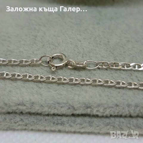 Сребърен синджир, 925, 4,41 г - като нов!, снимка 4 - Колиета, медальони, синджири - 54214914