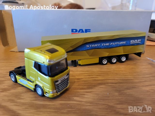 Умален модел на DAF XG+ с ремарке 1:87, снимка 5 - Колекции - 45602254