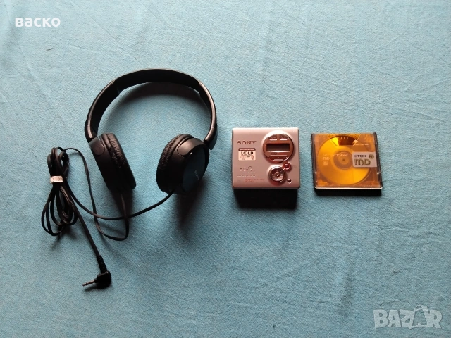 страхотен оригинален мини диск на Сони-перфектен-записващ+1 диск подарък 