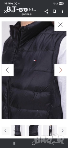 Tommy Hilfiger пухен елек, снимка 4 - Елеци - 51681234