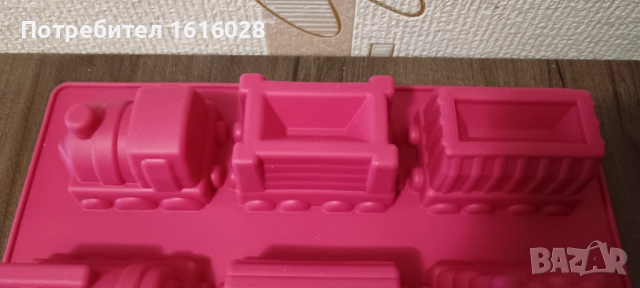 Силиконов молд с формички на влак - локомотив с вагончета, снимка 13 - Декорация за дома - 47815168