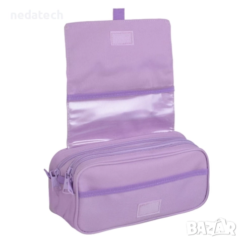 Несесер за училище, Лилав, 22x9x11см., снимка 3 - Ученически пособия, канцеларски материали - 51679129