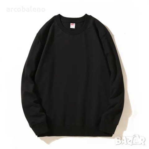 Есенно-зимен мъжки композитен суитчър с кръгло деколте и полар, 11цвята , снимка 9 - Суичъри - 51955945