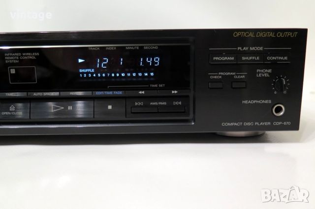 Sony CDP-670 Compact Disc Player, снимка 3 - Други - 45790645