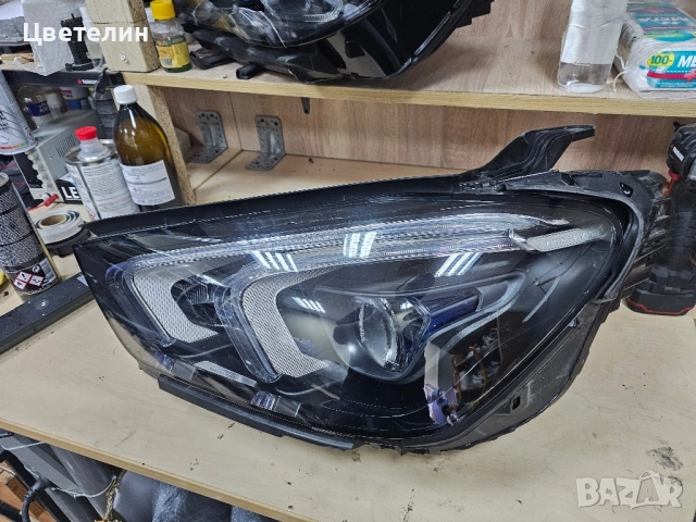 Ляв фар за Mercedes GLE W167 Multibeam lqv far мерцедес гле 167, снимка 6 - Части - 51859837