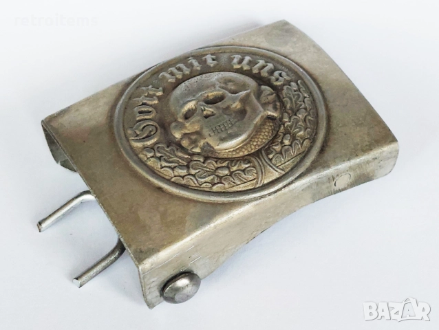 WW2 3 Райх Немска катарама за колан SS Totenkopf, снимка 4 - Антикварни и старинни предмети - 51750193