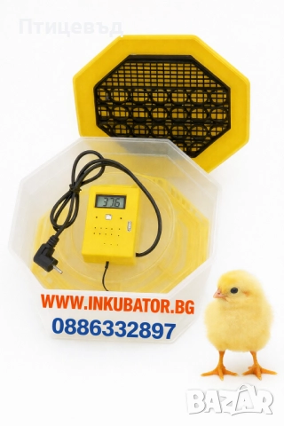 Полуавтоматичен инкубатор Cleo 5 DTH / 41 яйца от кокошка с люлка, снимка 2 - За птици - 52947292