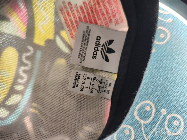 Adidas суитшърт, цветен 11-12г, 152 см, снимка 7 - Детски анцузи и суичери - 45047202