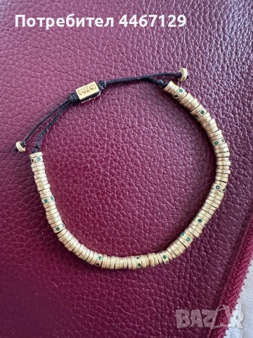 Позлатена гривна на Juju-ръчна изработка, снимка 1