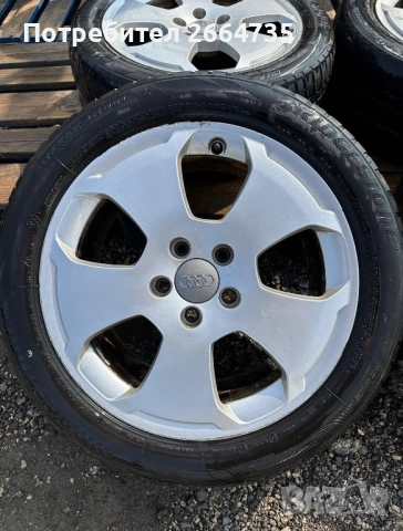 Лети джанти за Audi 5x112 17 цола, снимка 3 - Гуми и джанти - 54184434