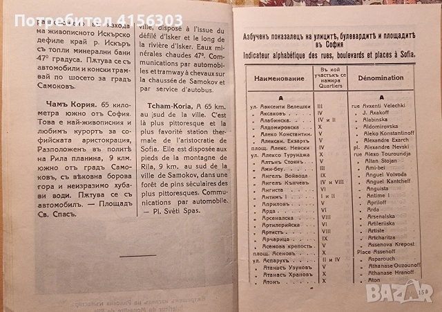 План на София. 1928. Юбилеен пътеводител., снимка 7 - Антикварни и старинни предмети - 53541803