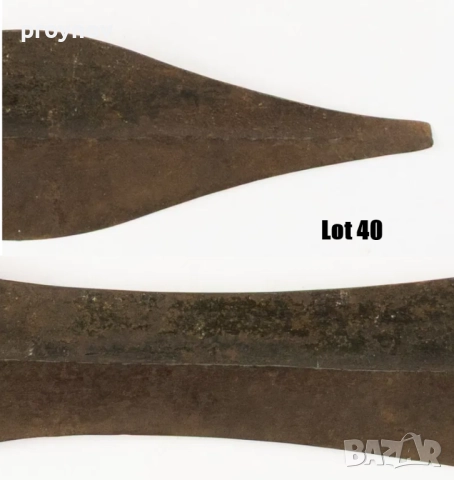 Меч за хвърляне на народът на  Бушонго  32 см., снимка 4 - Антикварни и старинни предмети - 52055106