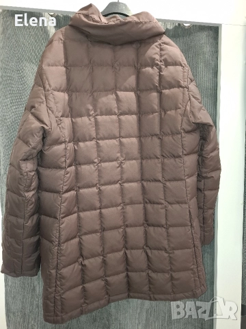 Дамско кафяво яке с гъши пух, снимка 2 - Якета - 52710031