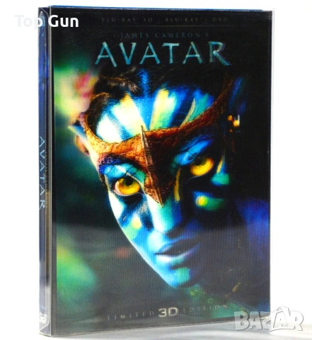 Блу Рей Аватар 2D+3D+DVD (БГ суб) Blu Ray Avatar