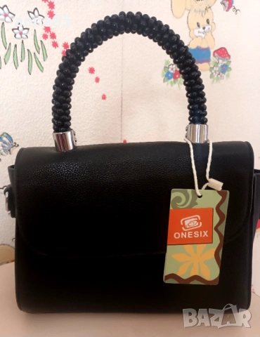 Нова черна чанта , снимка 5 - Чанти - 53580266