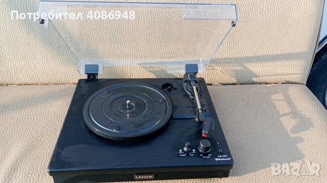 Грамофон Lenko Bluetooth модел LS 101 внос от Швейцария работи перфектно 