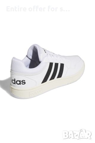 Adidas Sportswear - Спортни обувки Hoops 3.0 от еко кожа, Мръснобял, снимка 2 - Маратонки - 46114559