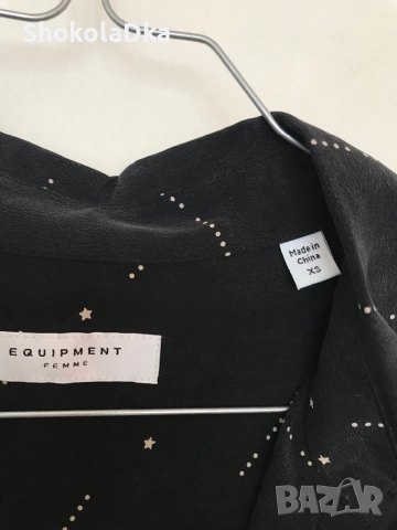 Риза Equipment 100 % коприна XS/S, снимка 3 - Ризи - 51710282