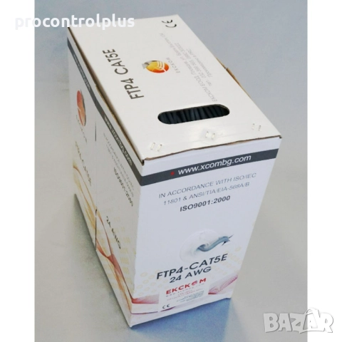 Кабел FTP Cat5e 25AWG Xcom Cu 305m - GREY