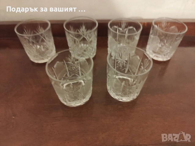 Кристални чаши луксозна серия с богата ръчна гравюра, снимка 7 - Чаши - 53487838
