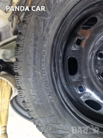 Зимни гуми 175/65 R14 с джанти 5X100, снимка 4 - Гуми и джанти - 48396688