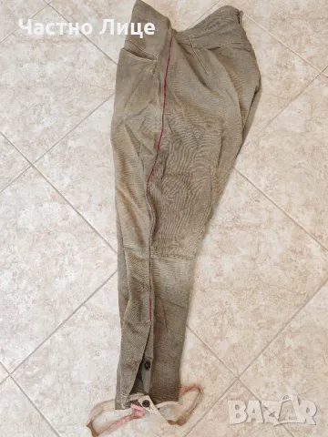 Оригинален Български ЦАРСКИ Летен Военен Офицерски Брич, снимка 3 - Антикварни и старинни предмети - 50242919