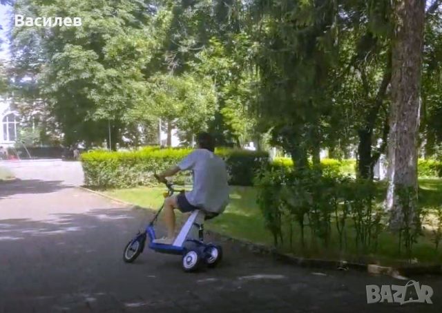 Електрическа триколка, Накланяща (Tilting Trike), 600W, Li-Ion 36V, снимка 2 - Скейтборд, ховърборд, уейвборд - 46082872