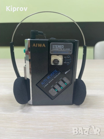 🎧 Ретро Уокмън Aiwa HS-G35 MKIII – Пълен комплект с оригинални слушалки! 📼