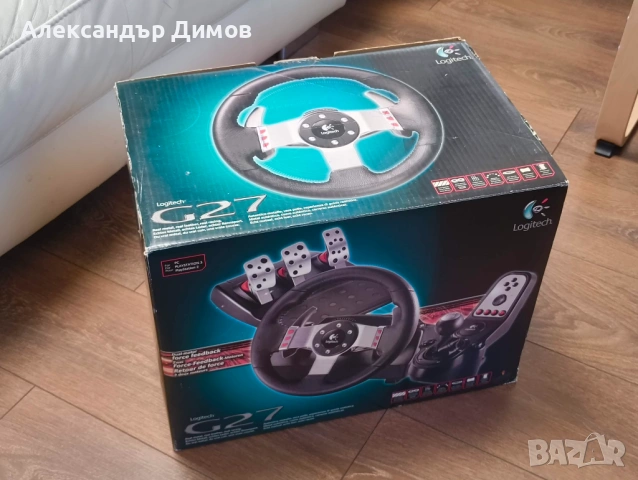 Волан Logitech G27 (PC,PS2,PS3), снимка 2 - Аксесоари - 53509570