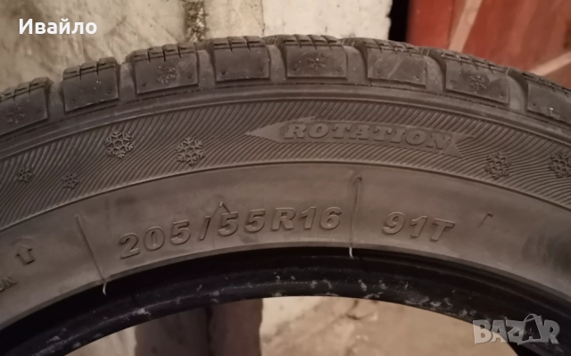 Продавам 1 брой зимна гума 205.55.16 дот 2019 , снимка 3 - Гуми и джанти - 52438983