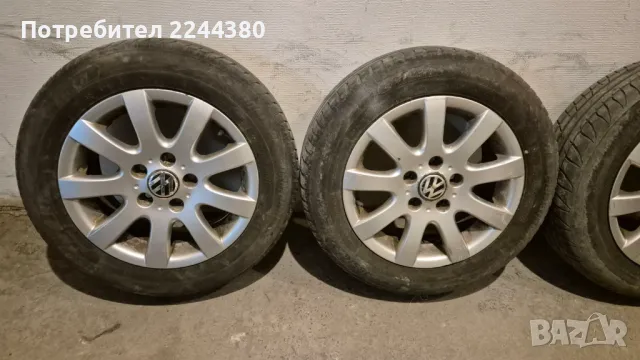 Джанти с гуми за Volkswagen VW 15", 185/65/15, снимка 2 - Гуми и джанти - 49432652