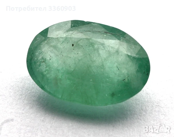 Зелен Сертифициран Естествен Изумруд (Смарагд) - 0,80 карата , снимка 2 - Други - 50821741