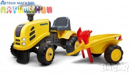 Детски трактор с ремарке Komatsu Falk F286C
