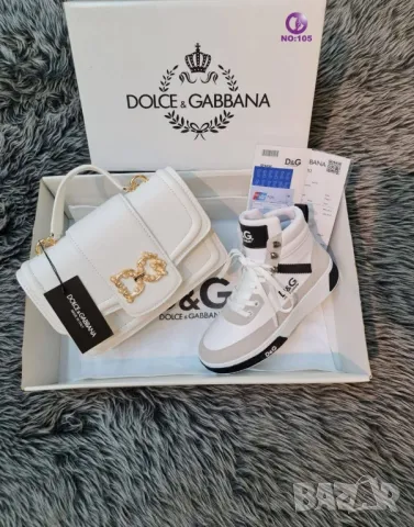 дамски кецове и чанта Dolce&Gabbana , снимка 4 - Чанти - 47953176