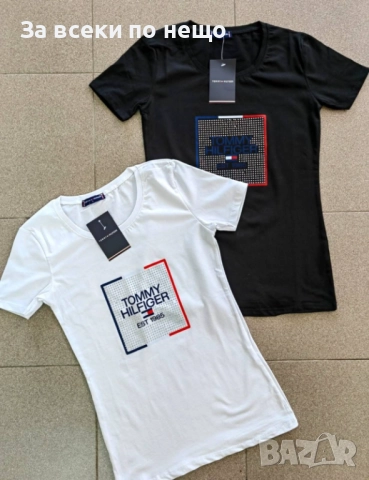 Black Weekend💯✅🖤Tommy Hilfiger Дамска Тениска Код A1214