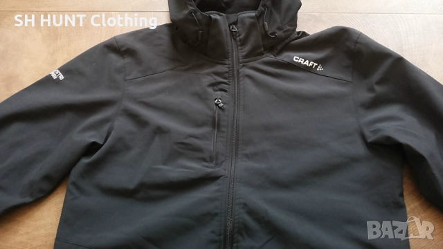 CRAFT Softshell Jacket Размер L мъжко ски сноуборд работно 35-47, снимка 3 - Якета - 52727486