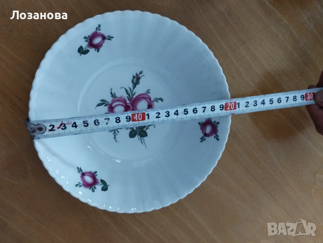 Немски порцеланов сервиз от 22 части Seltmann Weiden, Bavaria, 1975-80, снимка 5 - Сервизи - 52235307