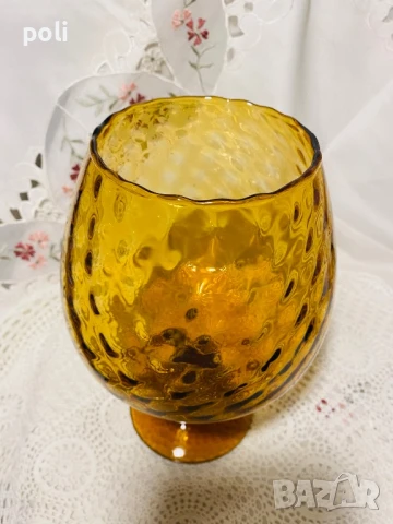 стъклена чаша Empoly, снимка 6 - Антикварни и старинни предмети - 51121717