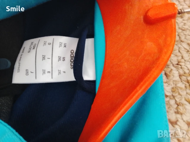 Adidas спортна горница с цип , снимка 5 - Спортни дрехи, екипи - 53678201