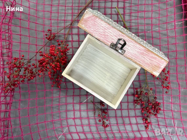 Дървена кутия - ръчно изработена , снимка 2 - Други - 53508958