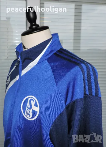 FC Schalke 04 Сезон 2010-2011 Оригинално футболно горнище размер Л-XL (42-44UK по етикет), снимка 14 - Спортни дрехи, екипи - 49740204