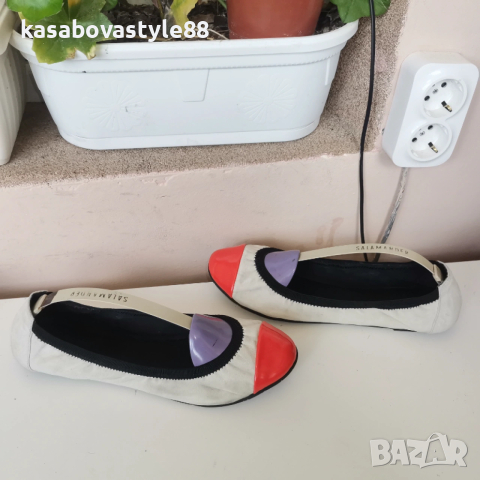 Балерини Bianco 39 н. велур,естествена кожа , снимка 11 - Дамски ежедневни обувки - 53792617