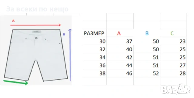 Мъжки Двуцветни Къси Дънки Код moskito17, снимка 7 - Къси панталони - 53839746